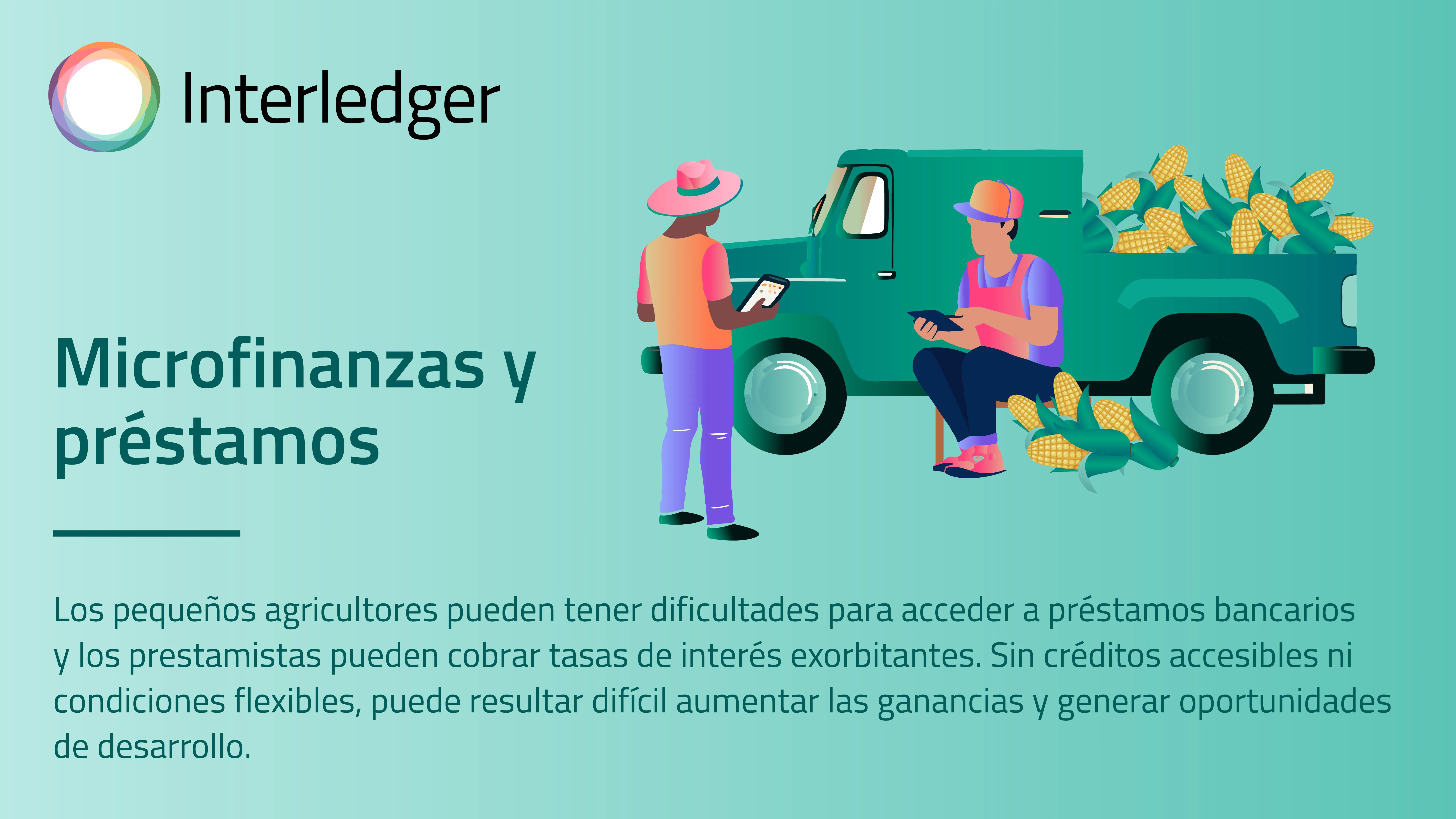 Diagrama que ilustra un caso de uso de Open Payments en microfinanzas y préstamos