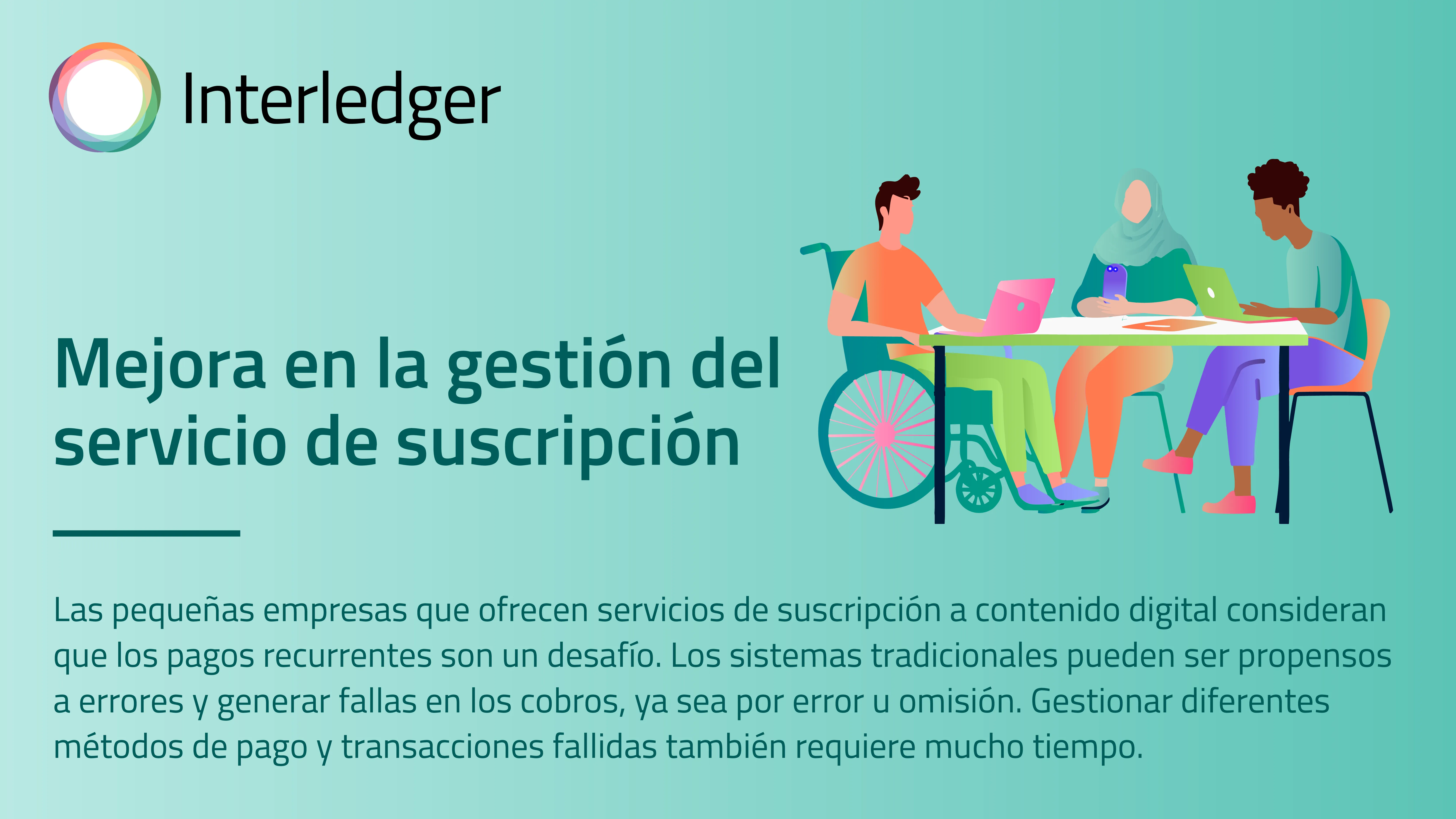 Diagrama que ilustra un caso de uso de Open Payments en la mejora de la gestión de servicios por suscripción