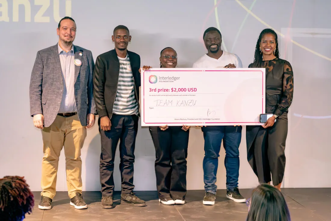 Team Kanzu, third-place winners at the Interledger Hackathon 2025.